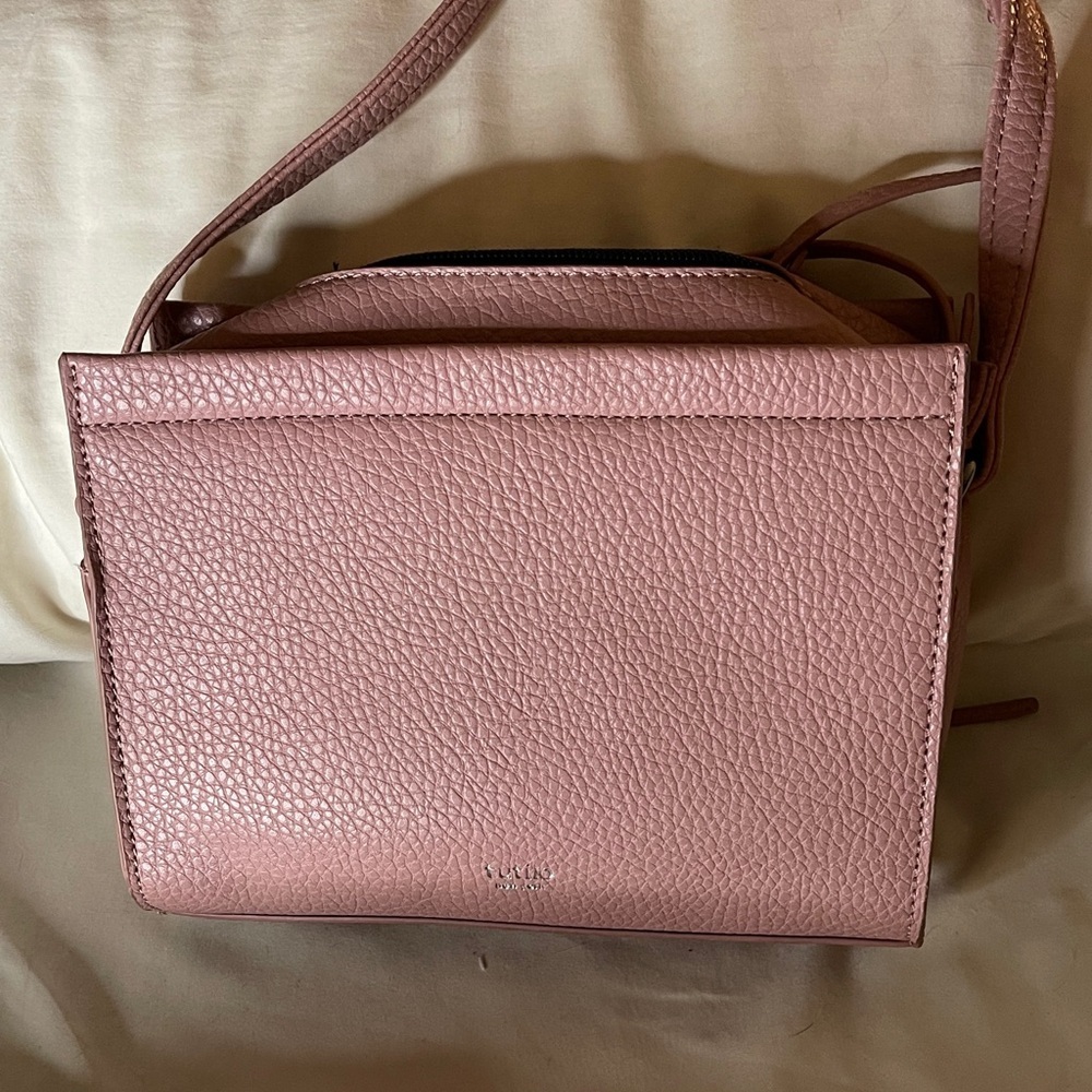 Tutilo Man Made Pink Crossbody or Shoulder Bag by Tutilo New York